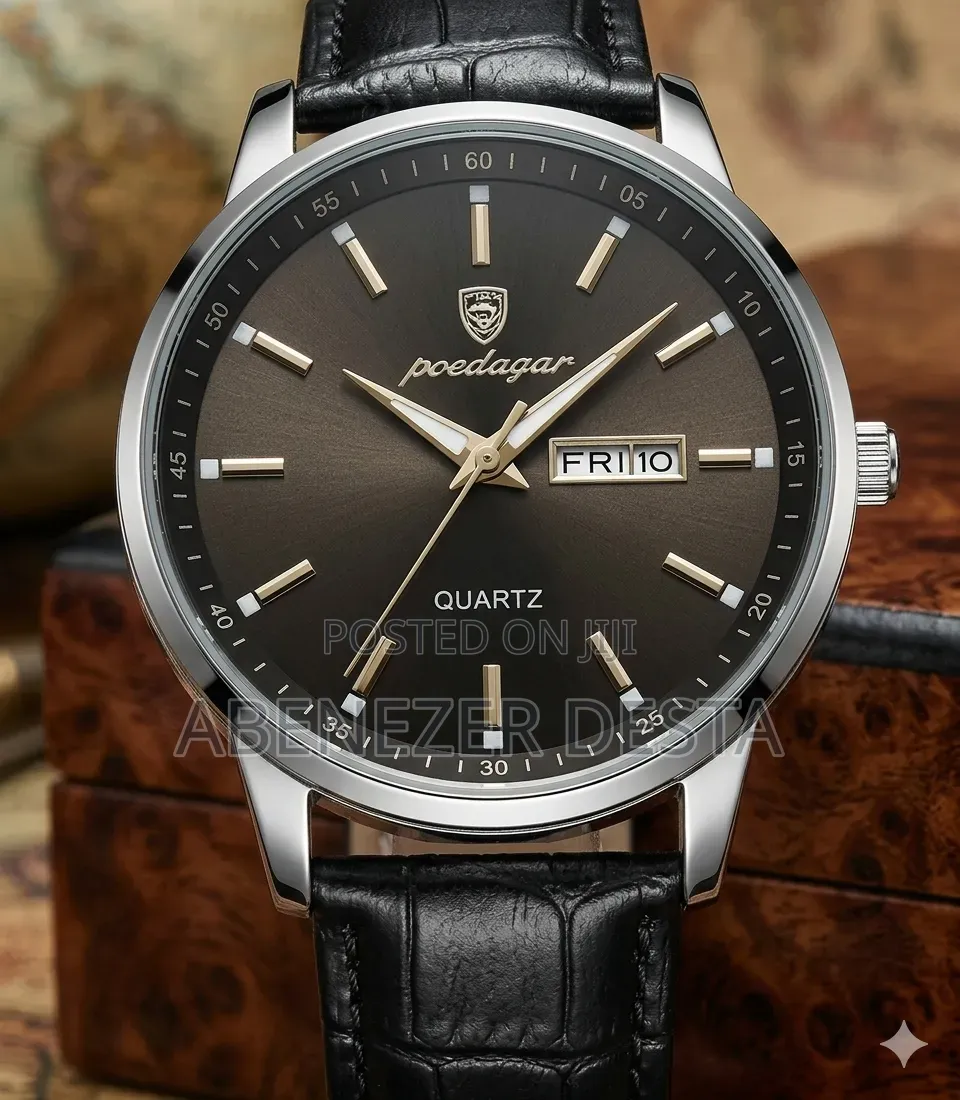 Poedagar 832 Men's Quartz Business Watch Featuring