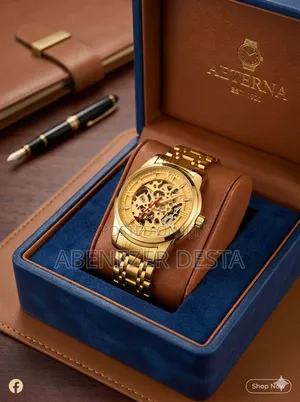 Image Is a Skmei 9222 Luxury Design Automatic Mechanical Watch.