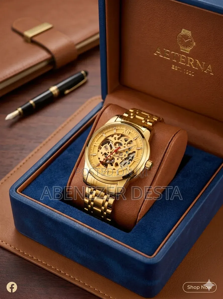 Image Is a Skmei 9222 Luxury Design Automatic Mechanical Watch.