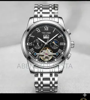 Tevise Automatic Mechanical Watch, Model , Featuring a Stainless Steel