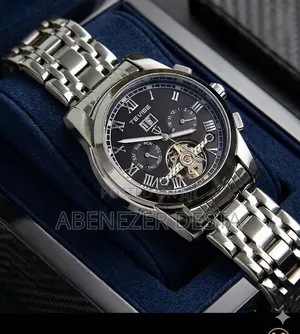 Tevise Automatic Mechanical Watch, Model , Featuring a Stainless Steel