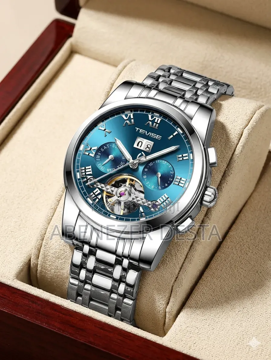Tevise 9005 Automatic Mechanical Watch Features a Durable Stainless