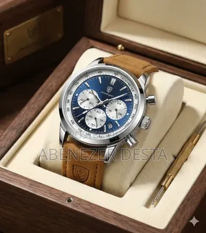 Poedagar Luxury Men's Chronograph Quartz Watch, Model 921,9