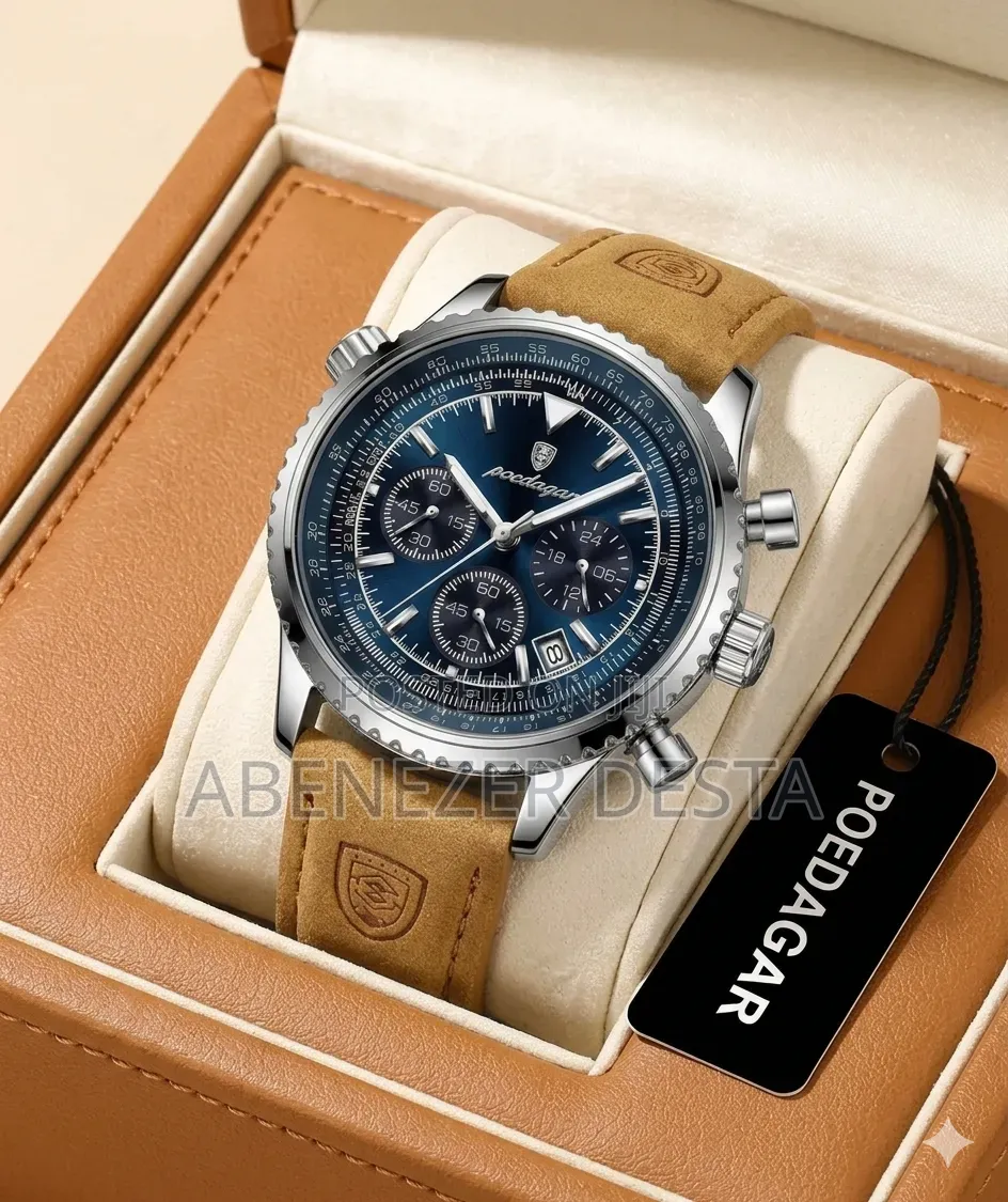 Poedagar Luxury Wristwatch, Specifically a Pilot-Style