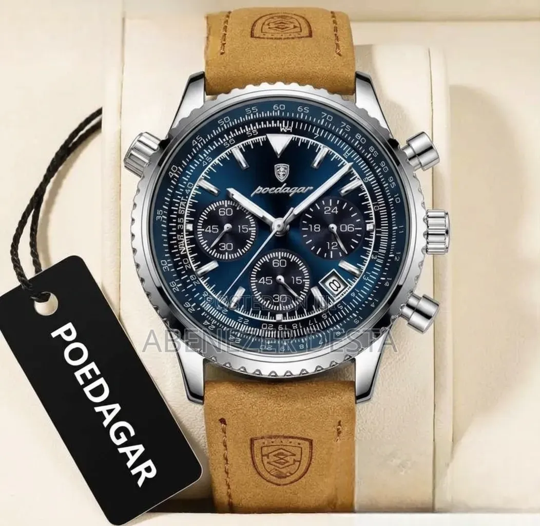 Poedagar Luxury Wristwatch, Specifically a Pilot-Style