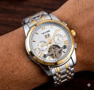 Tevise Automatic Mechanical Luxury Watch, Specifically Appearing