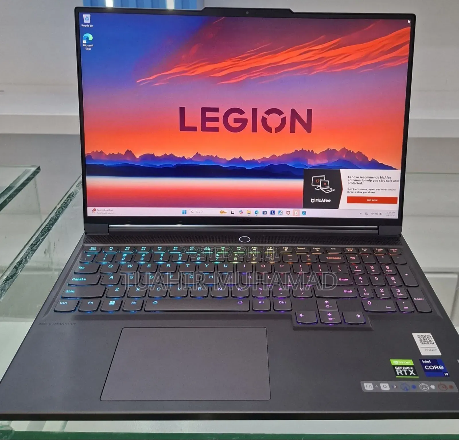 New Laptop Lenovo Legion 5 16GB Intel Core i9 SSD 1T