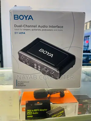 Boya Dual Channel Interface by-Am4 Audio Mixer