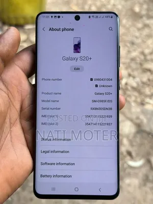 Samsung Galaxy S20+ 5G 128 GB Black