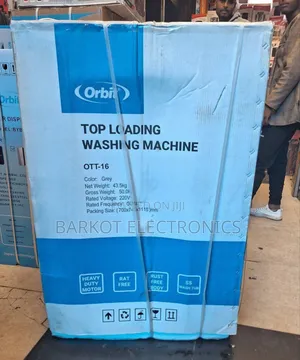 Orbit Top Automatic Washing Mashine 16kg Quality Loading