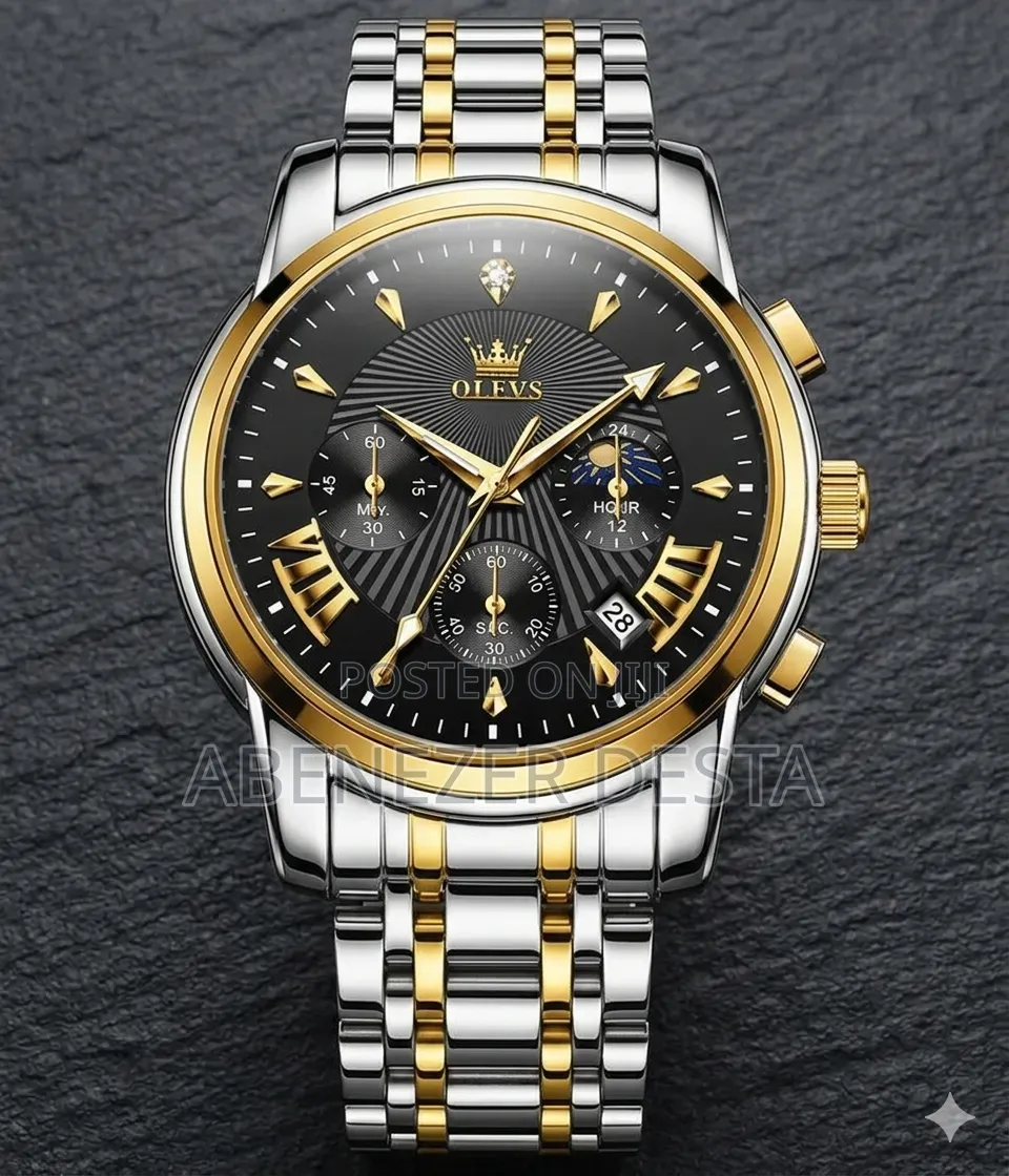 Olevs 2892 Is a Men's Luxury Quartz Watch Featuring a Stainless Steel