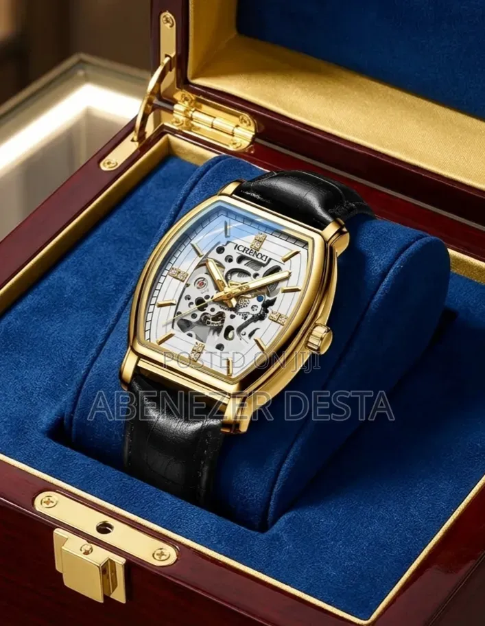 Chenxi 8815b Skeleton Dial Mechanical Elegance Watch Featuring a Gold