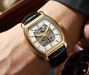 Chenxi 8815b Skeleton Dial Mechanical Elegance Watch Featuring a Gold