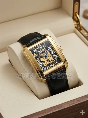 Chenxi Men's Automatic Luxury Mechanical Watch, Featuring a Rectangle