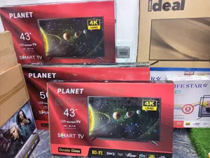 Planet Smart Tv 43 Inch Andraid Doubel Gelass 2025 Quality Tv Hifi