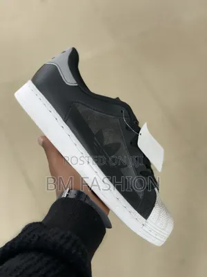 Adidas Superstar "Large Trefoil" Black White