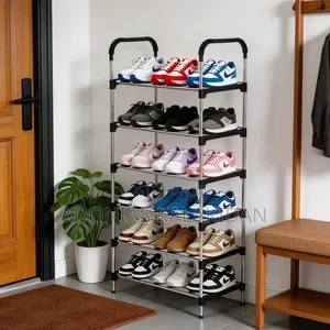 6 Layer Stainless Steel Shoes Rack