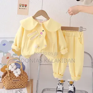 Mk- 0548 Girls Cartoon Rabbit 2 Piece Set