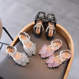 Girls Pearl Decor Princess Sandals