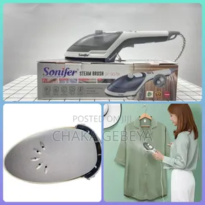 Sonifer 1000w Portable Garment Steamer - Removes Wrinkles Fast,