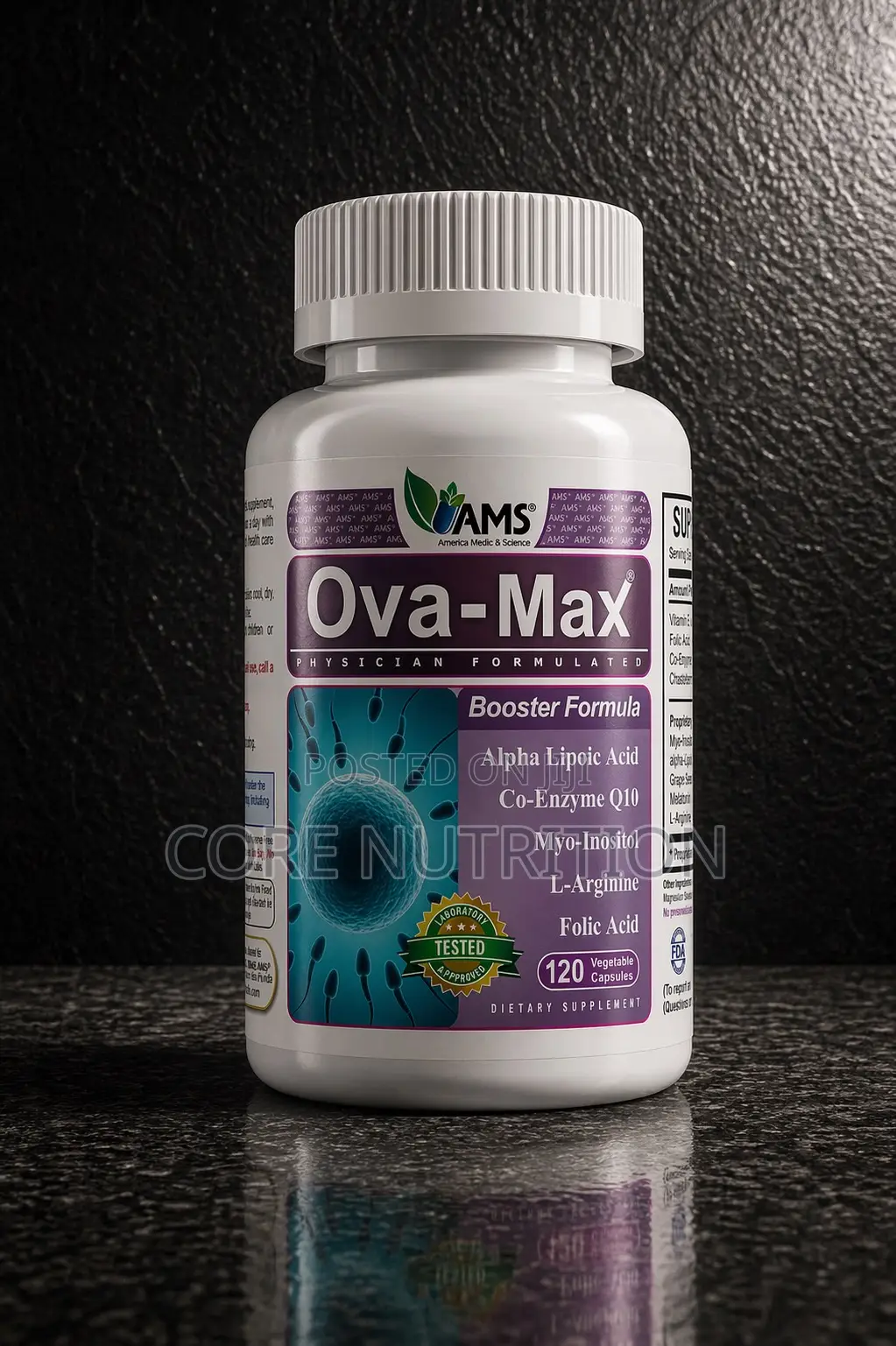Ova Max , Booster Formula , 120 Capsules