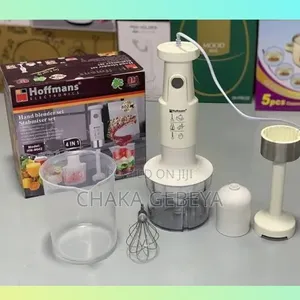 Silver Love 4-in-1 Hand Blender 400w, Includes Whisk, Chopper, 1000ml