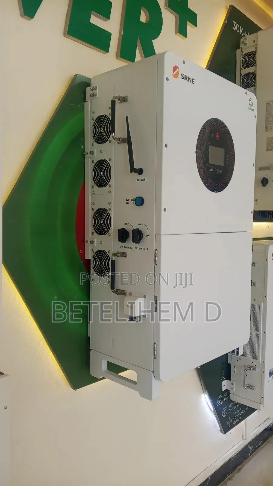 100kw Hybrid Inverter and Lithium Ion Battery With Solarl