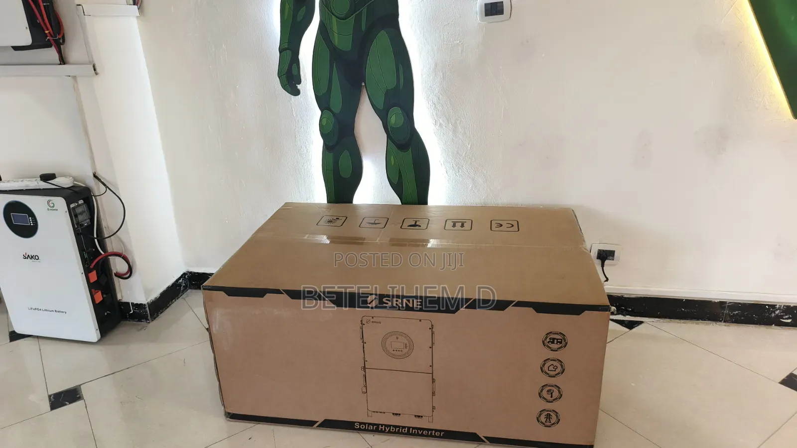 50kw Hybrid Inverter and Lithium Ion Battery