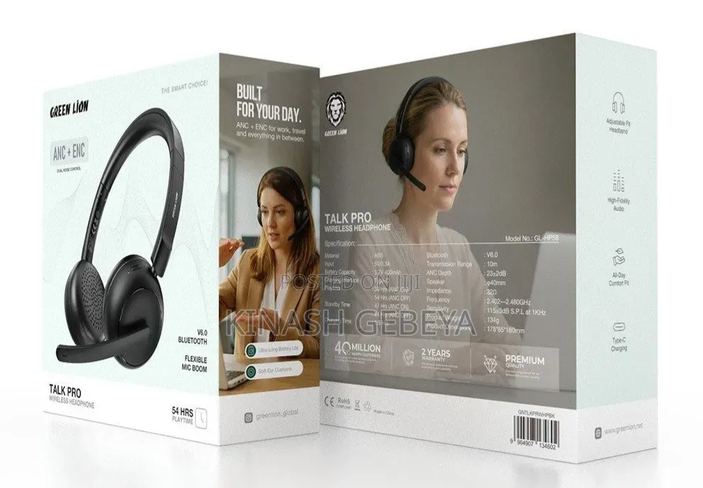 Green Lion Talk Pro Wireless Headphone