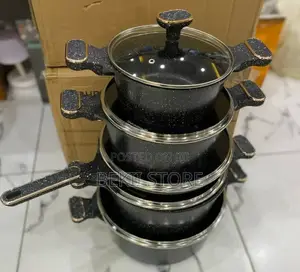 የቤት እቃ 5 Piece Non-Stick Granite Cookware Set