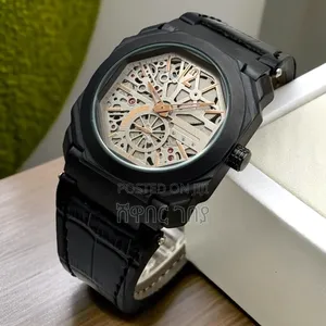 ​Black Bvlgari Skeleton Watch for Your Ultimate Career Promotion