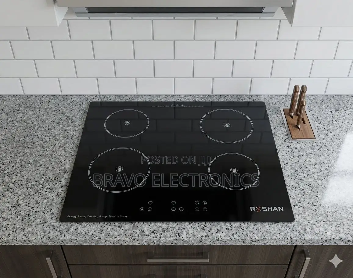 Roshan 4 Hotplate Touch Stove | Digital Electric Cooker