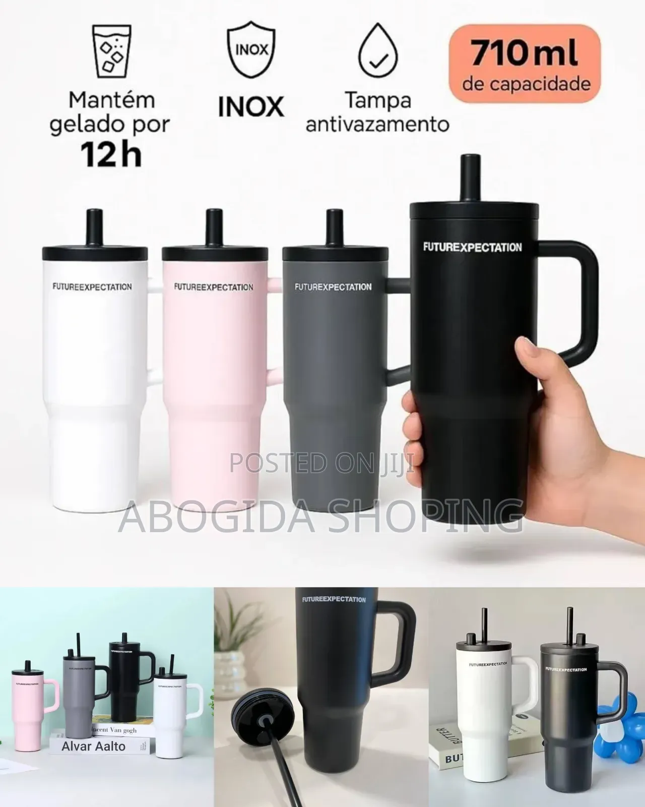Bpa Free Double Layer Stainless Still Isolated Tumblers With Straw