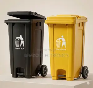 120l Garbage Bin | Strong Plastic | Large Capacity Trash Can