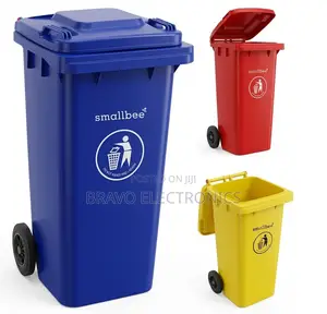 100l Garbage Bin | Large Capacity Trash Can | Strong Plastic