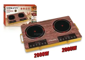 Sokany Touch Double Hotplates Stove – Modern Electric Cooking
