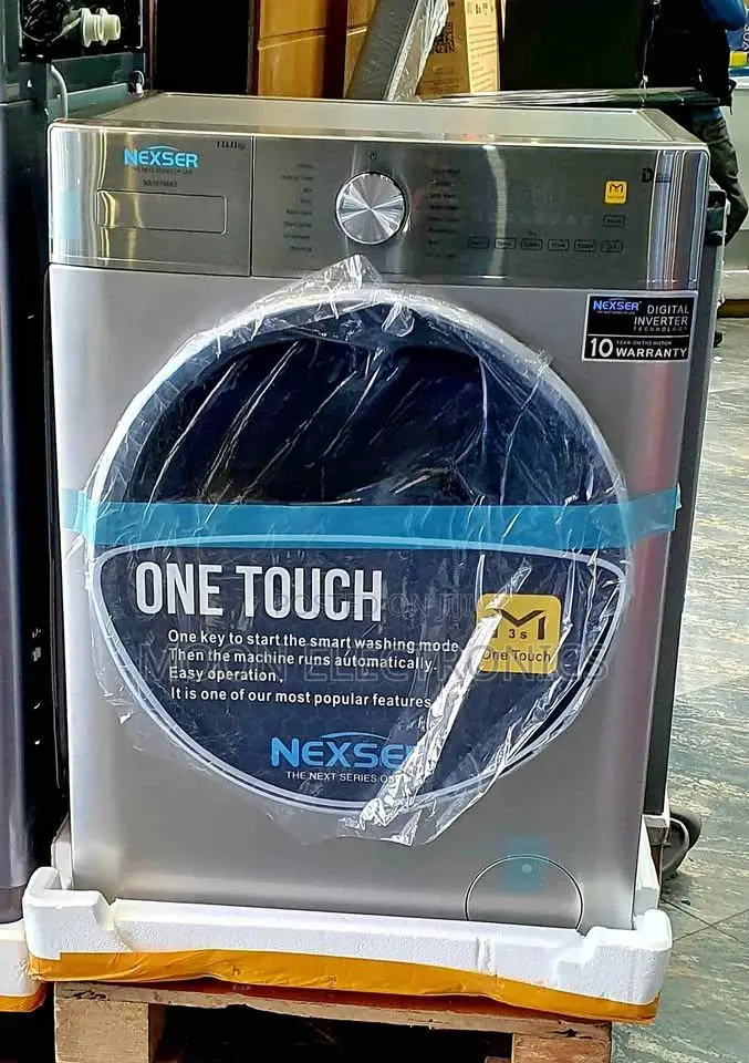 Nexser 10kg Fully Automatic Front Load Washing Machine