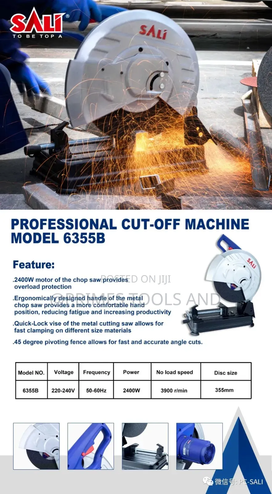 Sali 6355a Cut-off Machine - 2200w