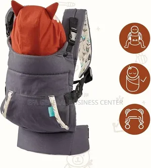 Infantino Baby Carrier (ባለ ኮፍያ) ወደ ፊትም ወደ ኋላም ለማዘል የሚመች ዘመናዊ ማዘያ