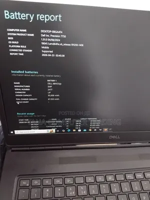 New Laptop Dell Precision 7750 32GB Intel Core i7 SSD 512GB