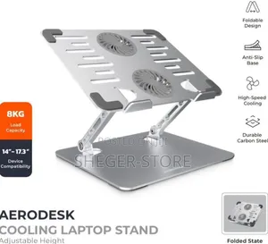 High Quality Porodo Aerodesk Cooling Laptop Stand Pro