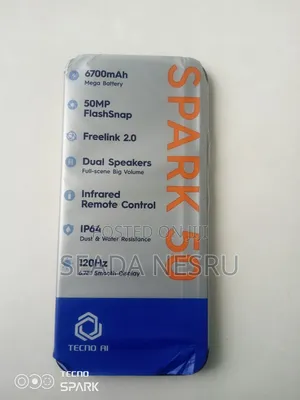 New Tecno Spark 50 128 GB Black