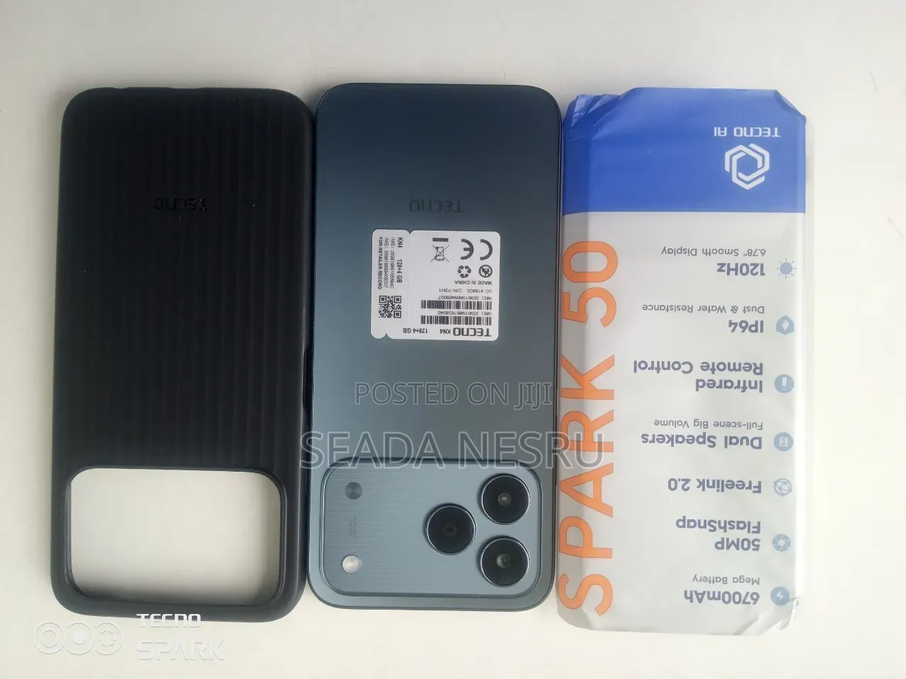 New Tecno Spark 50 128 GB Black