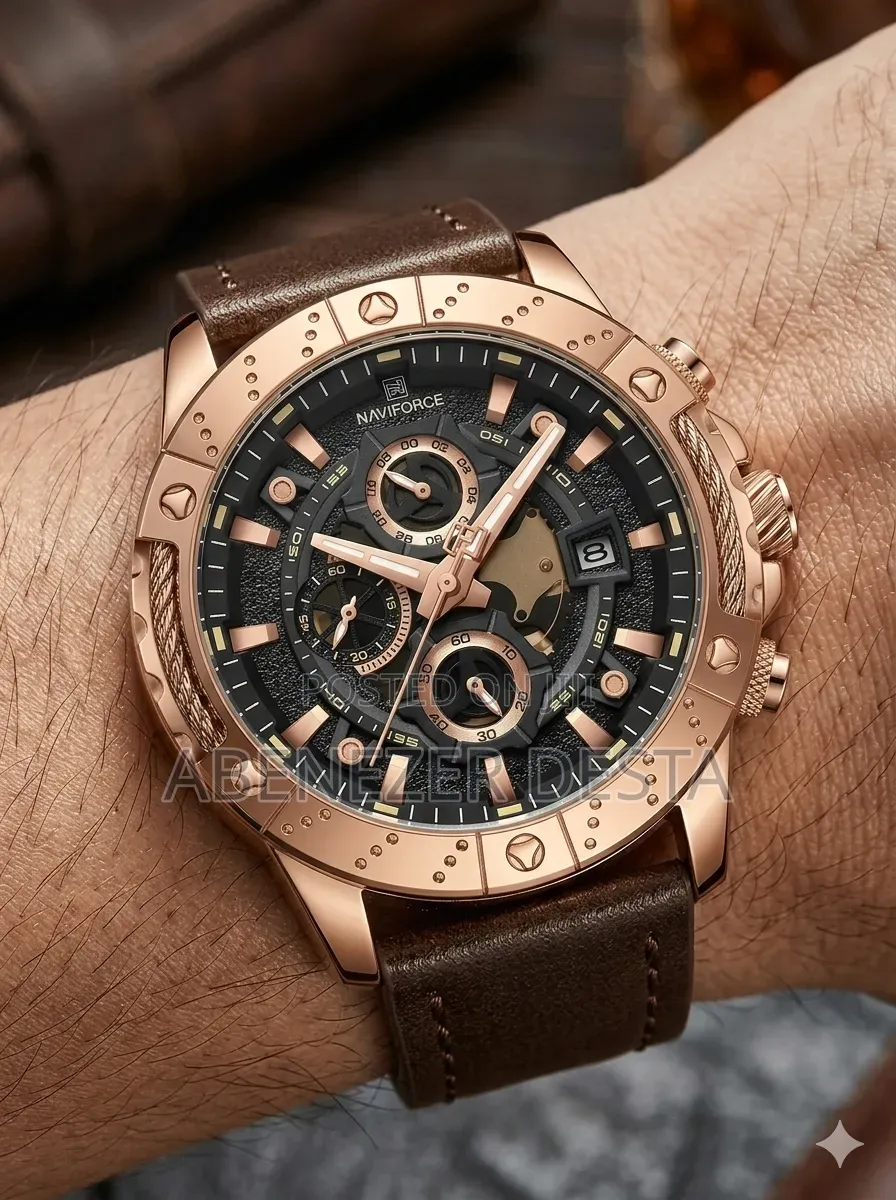Mens Luxury Naviforce Original Men's Wristwatch.