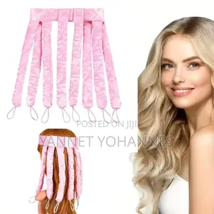 Heatless Hair Curling Ribbon Headband Overnight Soft Curling Rod
