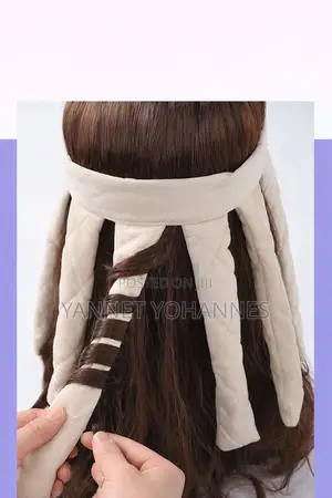 Heatless Hair Curling Ribbon Headband Overnight Soft Curling Rod