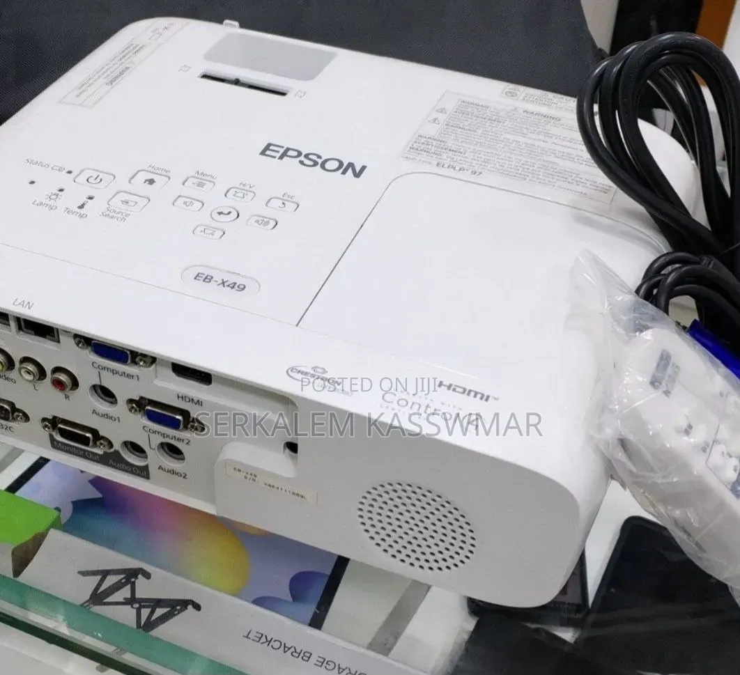 1brand New Epson Projector Model Name: Eb -X49 With Bag An