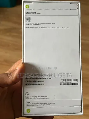 New Apple iPhone 17 Pro Max 256 GB White