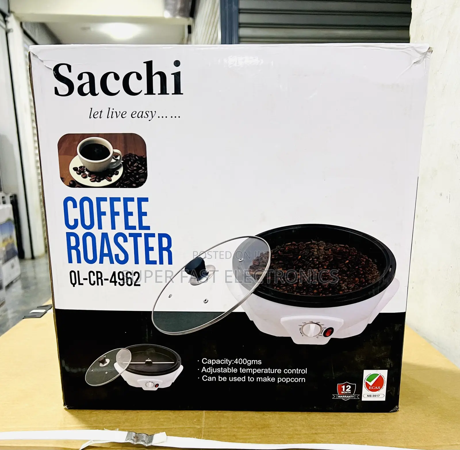 Sacchi Ql-Cr-4962 Coffee Roaster