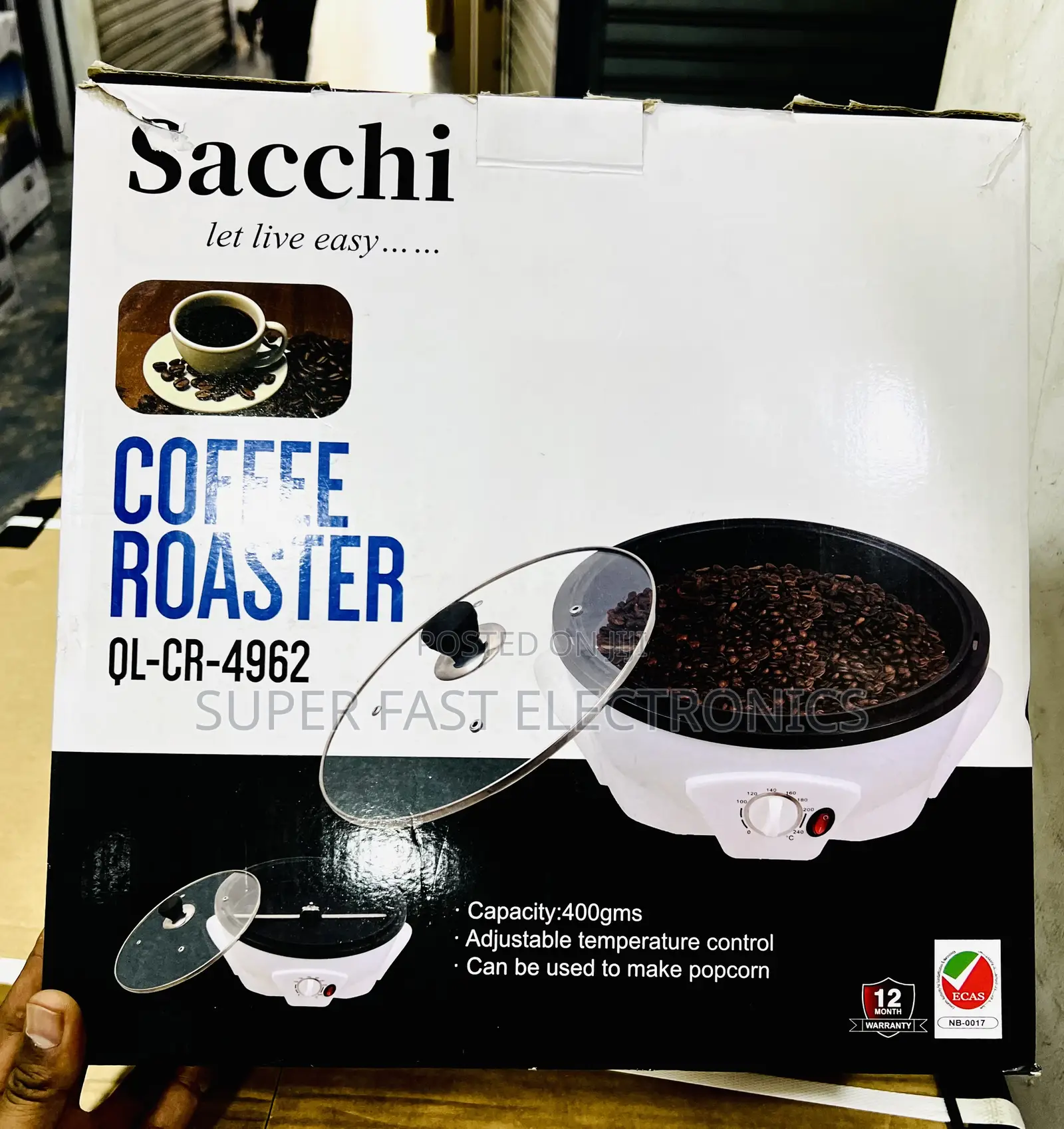 Sacchi Ql-Cr-4962 Coffee Roaster